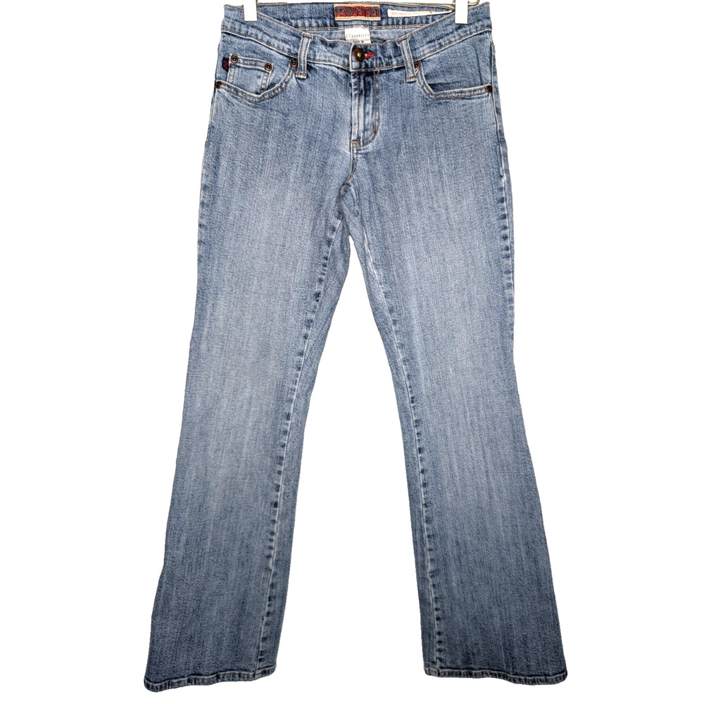 VTG 90s Y2K Z Cavaricci Dumpster Girl Baddie Low Rise Bootcut Denim Jeans‎ 6